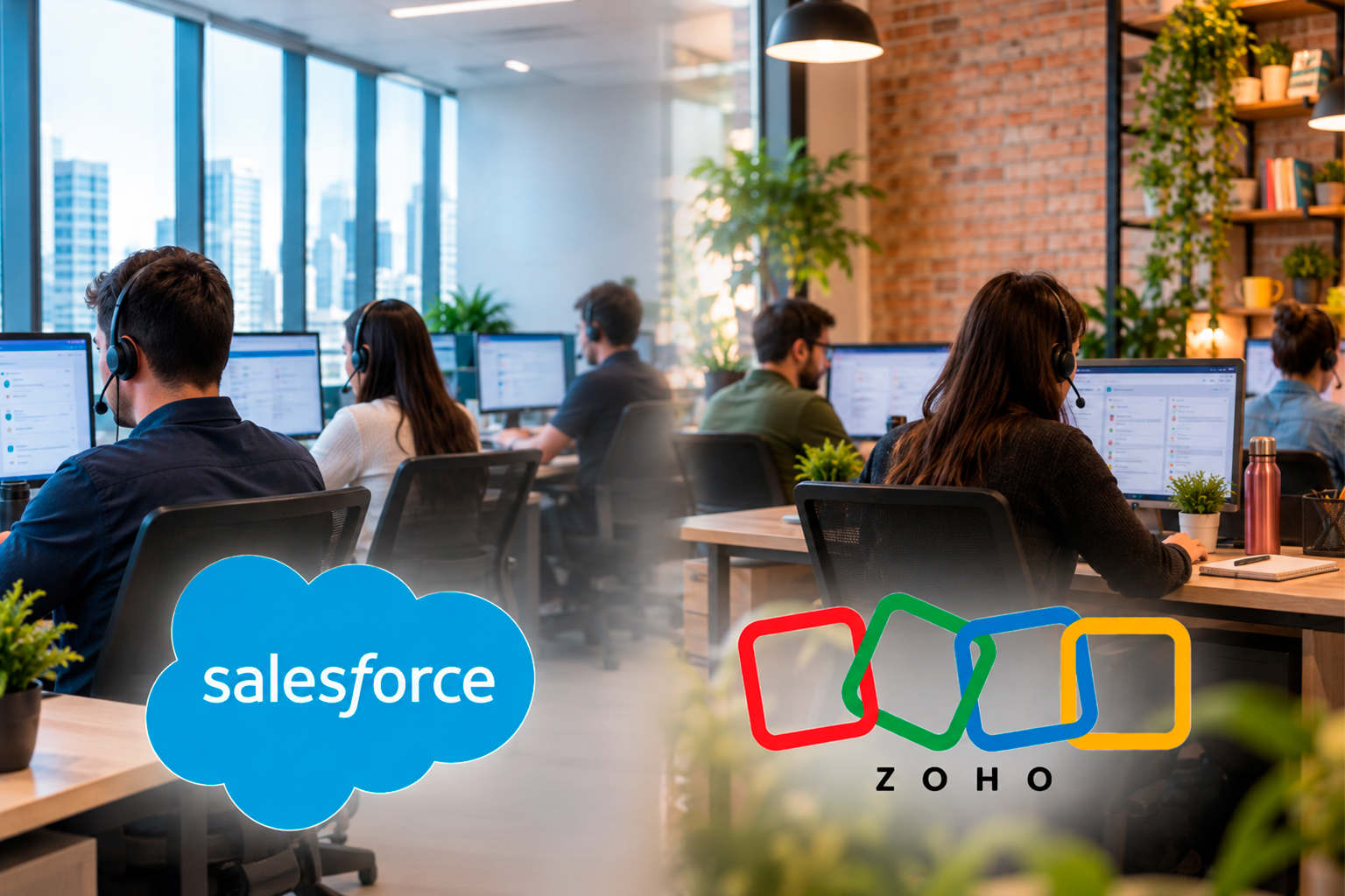 Zoho versus Salesforce em empresa B2B brasileira