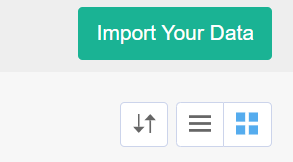 Tela de importação de dados no Zoho Analytics