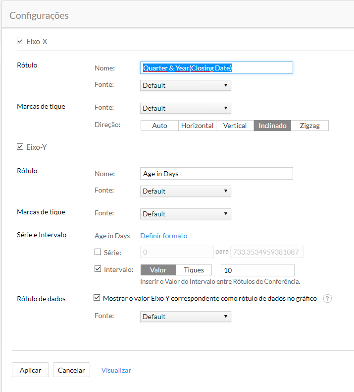 Configuração de eixos 2