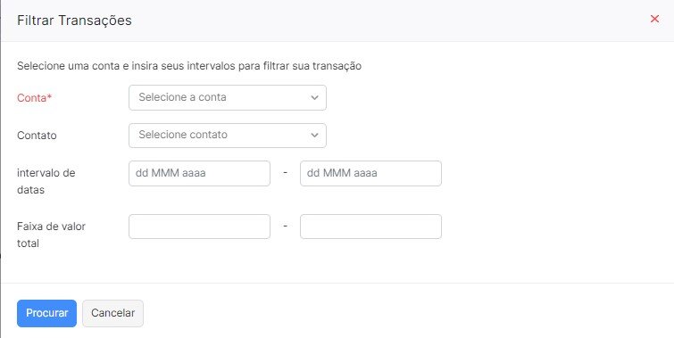 Filtros de transação