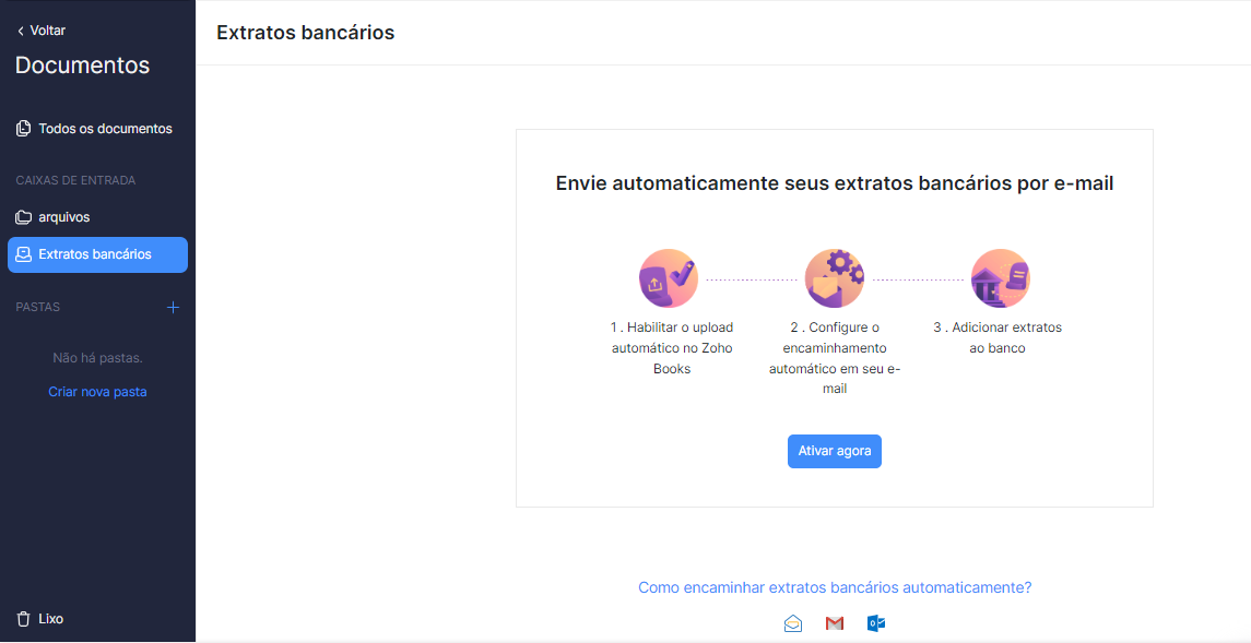 Configuração de envio de documentos