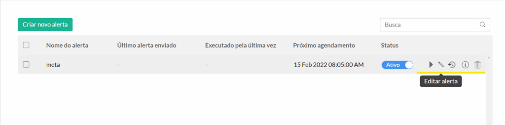 Gerenciar alertas
