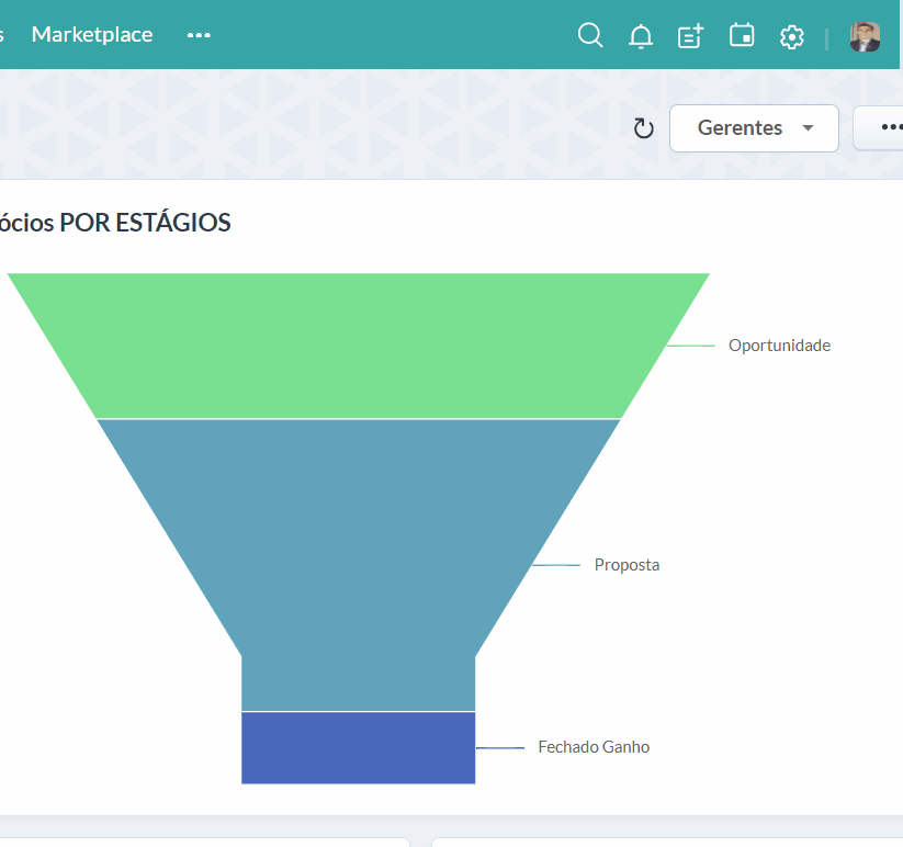 Configuração no CRM